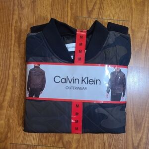 Calvin Klein Men's Camo Diamond Quilted Bomber Jacket Medium NWT